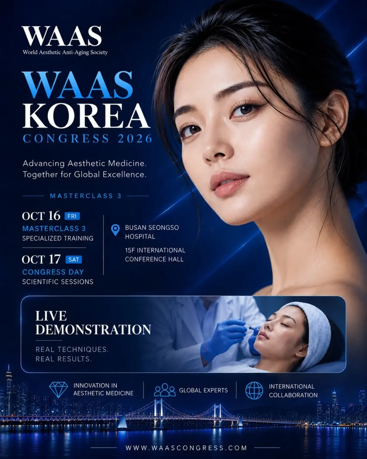 WAAS KOREA 2026 BUSAN & WAAS MASTERCLASS 3 